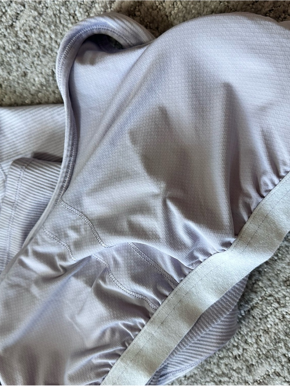 Athletic Works Ribbed Tank Top Medium Lavender Padded Built In Bra - Picture 8 of 8